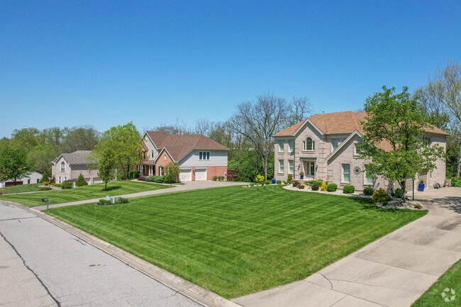 Large, Traditional style homes in the Amberley neighborhood of Bond Hill, OH.