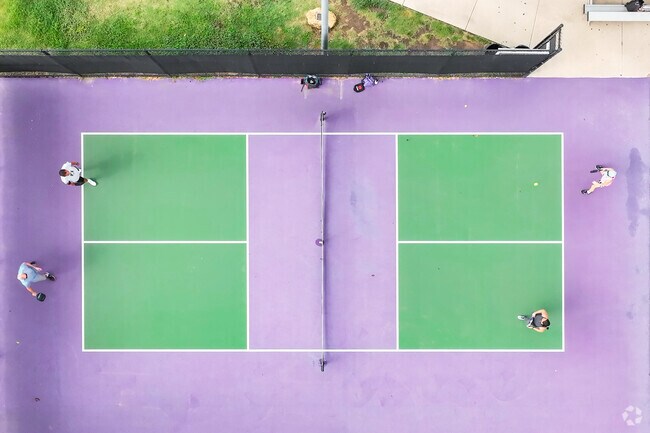 Bear Creek Park in Chase Oaks boasts a pickleball court.