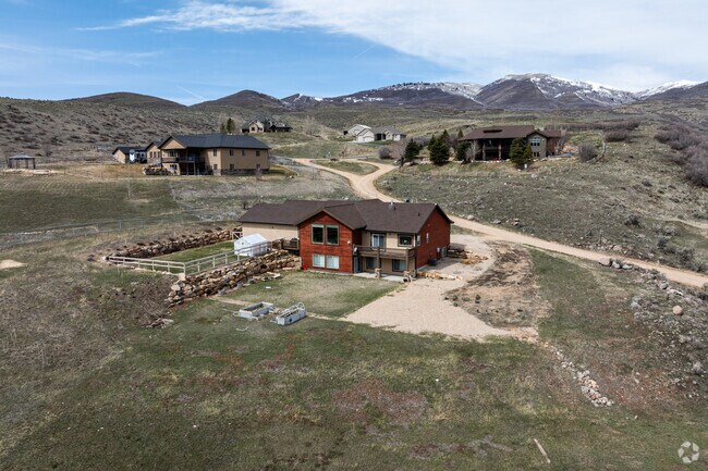 Spacious homes sit on large lots in Hoytsville.