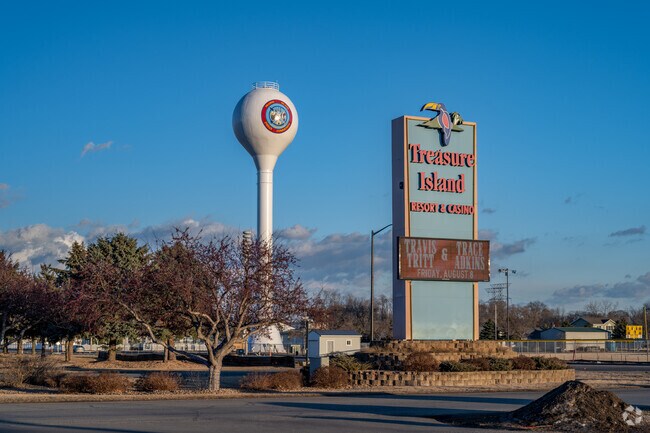 Treasure Island Resort and Casino is just a short drive from Red WIng.