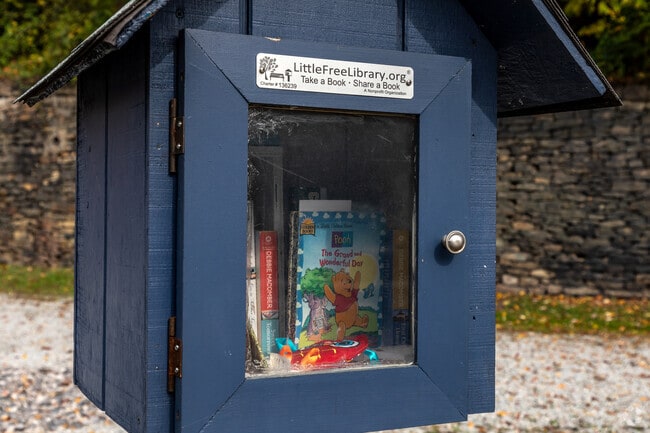 In Dunbar, the offering of the Little Free Library is a added bonus.