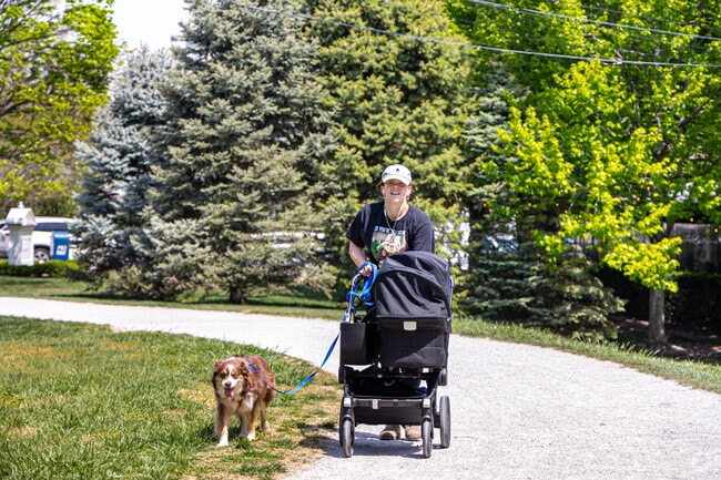 The Trolley Track Trail runs straight through Waldo's core