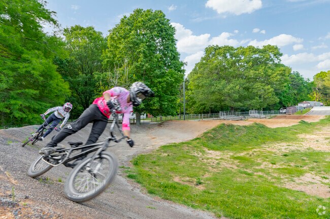 Riders compete twice a week on Thursdays and Saturdays at Hornet's Nest Park.