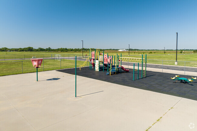 Kids can enjoy the playground at Apollo Elementary School