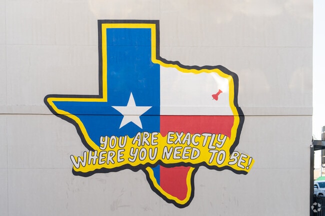 A colorful mural brings art to downtown Henderson.