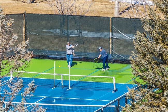 Play a game of pickleball on the courts at Grant Ranch Village Center.