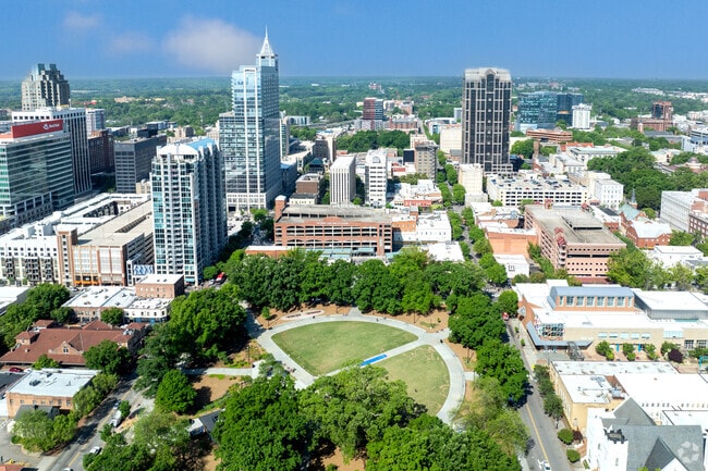 Downtown Raleigh is about a 30-minute drive from Falls River.