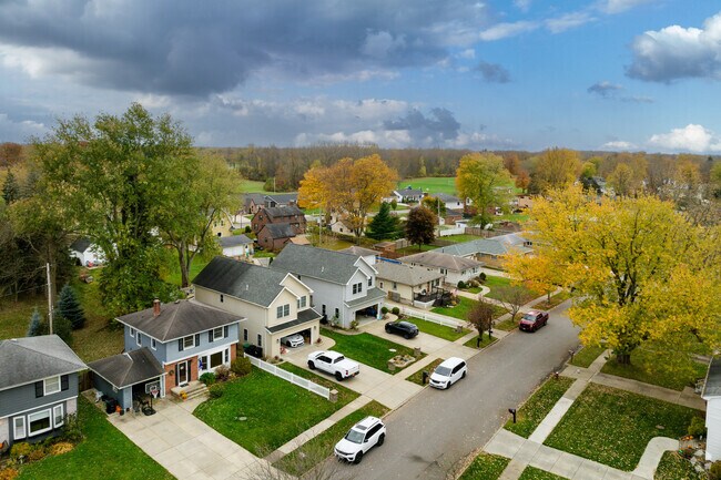 The housing density in the Irvington Creekside neighborhood.