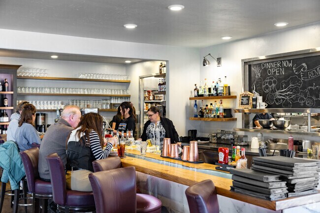 Saddle up to the bar at Rembrandts coffee shop in downtown Eagle.