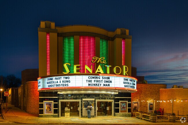 The Senator Theatre is a historic Art Deco movie theatre on York road in Baltimore, Maryland.