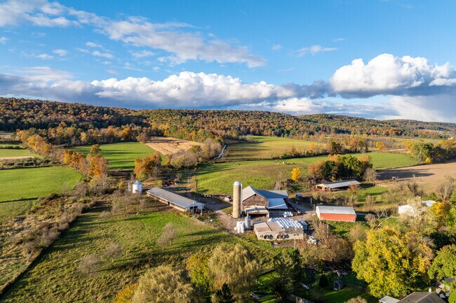 Between housing developments in Halfmoon you'll find many small farms.