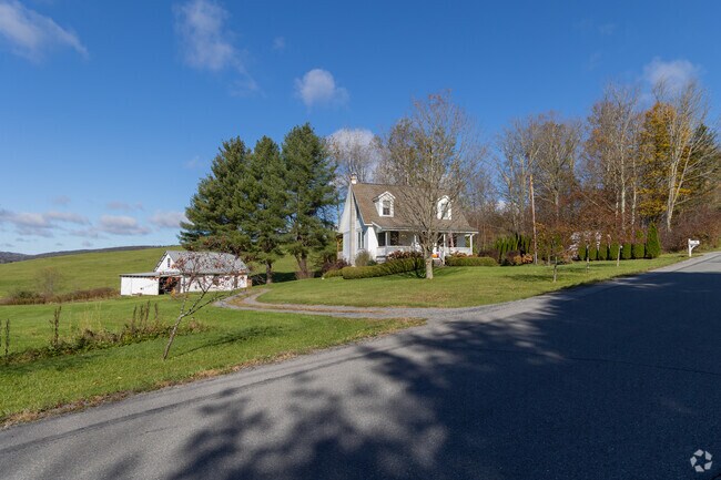 In Cogan House, most homes sit on large lots with views of the areas rolling hills.