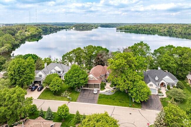 Vadnais Heights offers homes with lake-side views.