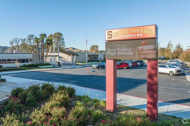Simi Valley High School in East Simi Valley is home to the Pioneers.