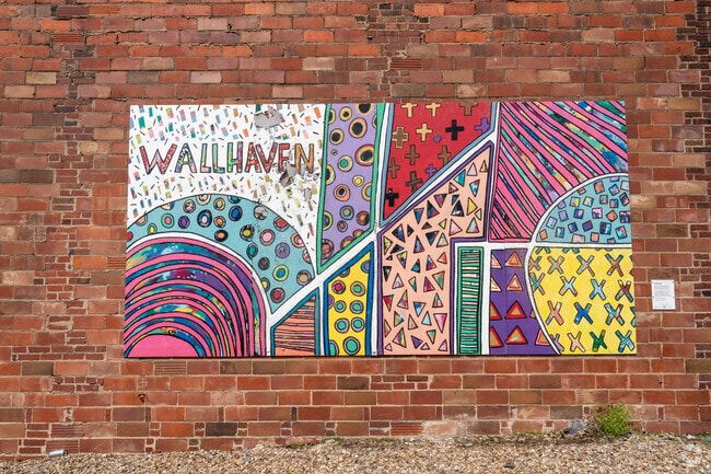 The Wallhaven Mural was designed by Lindsay Jo Scott.