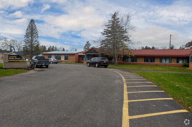 Lakeville Middle School serves surrounding communities.