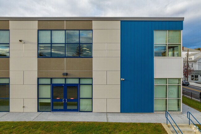 Blackstone Valley Prep Elementary School 2 is a two story modern style school in Cumberland.