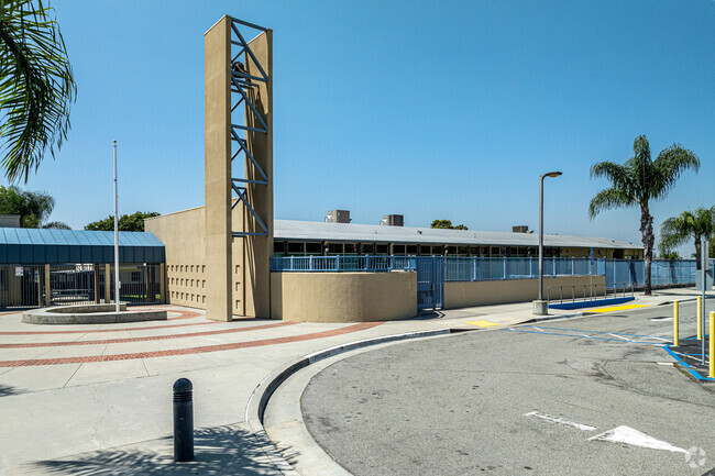 The bell tower at Washington Middle School in La Habra.