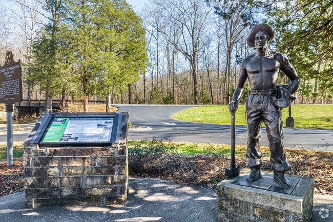 Montgomery Bell State Park is centrally located within White Bluff.