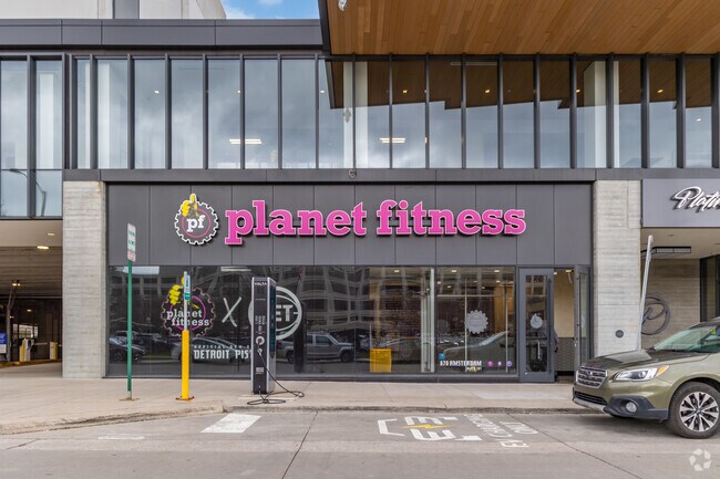 Work out at Planet Fitness or Orangetheory Fitness in New Center.
