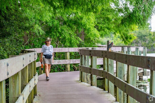 Largo Central Park Nature Preserve borders Largo Paradise Island and has great birding opportunities.