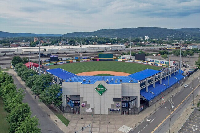 Welcome to Mirabito Field in the West Side community, home of the Rumble Ponies.