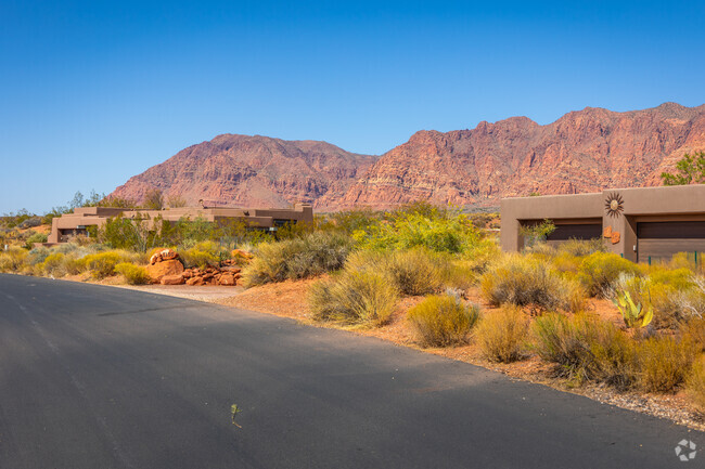 Most homes in Shonto Point are privately tucked away behind the desert.