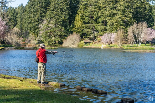 Residents of North Bend enjoy the outdoors at Mingus Park.
