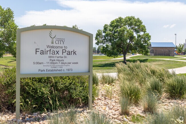 Fairfax Park is one of Commerce City's largest parks.