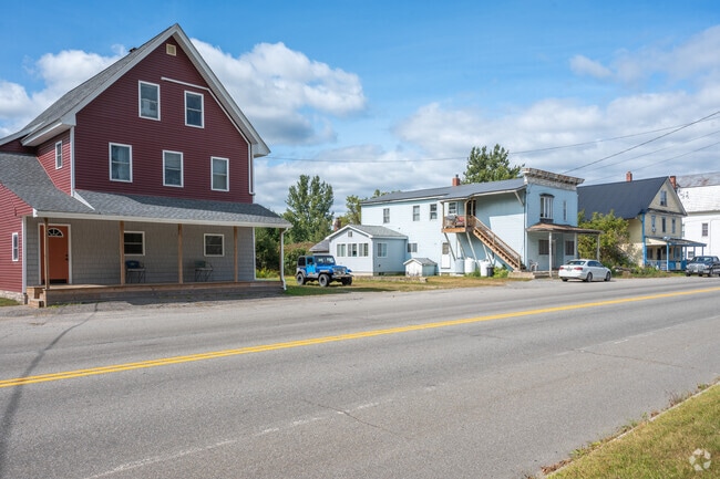Larger homes can be found in downtown Mattawamkeag.