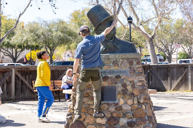 Solvang’s Danish village center offers year‑round shopping and dining.