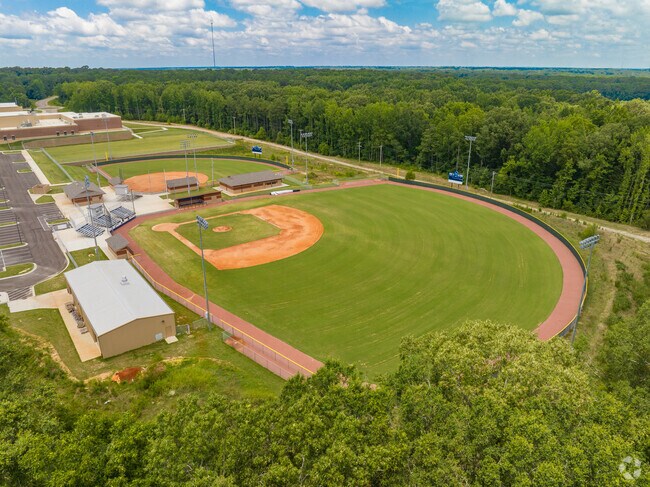 Lakeland Preparatory School's campus features a baseball field and a softball field.