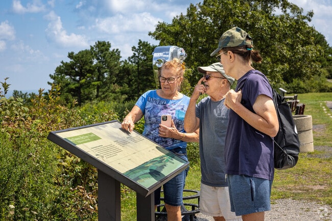 Big Pocono State Park boasts incredible valley vistas that are easy to access in Tobyhanna.