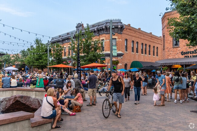 Old Town West is next to the bustling center of Fort Collins.