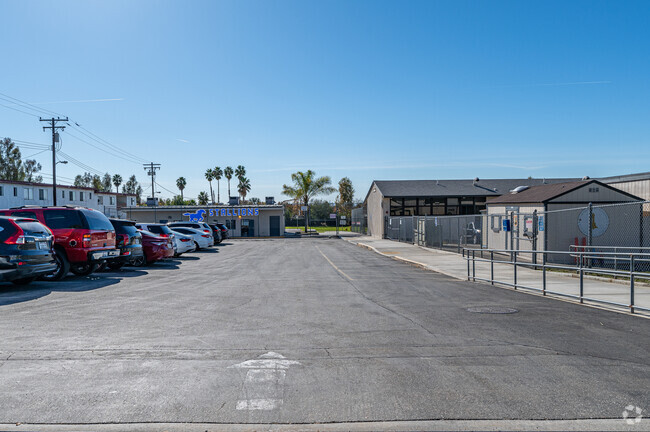 The parking lot at Orange Grove Elementary School in Whittier