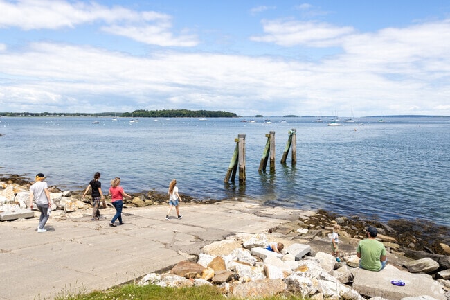 Take in gorgeous views of Casco Bay in East End.