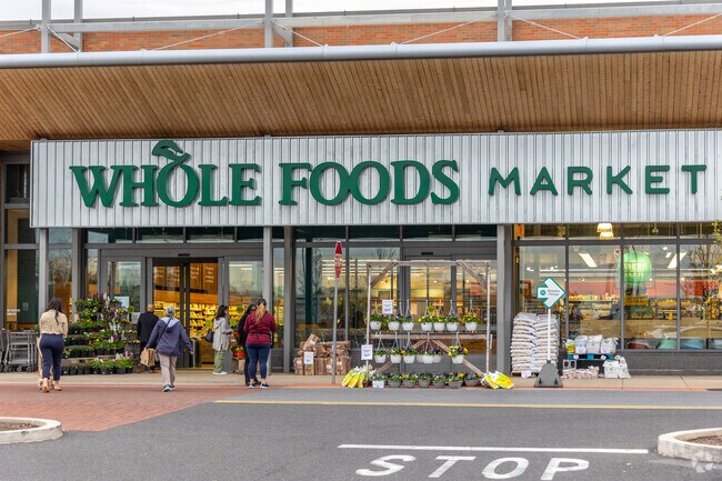 Breinigsville residents can make the short drive to the nearby Whole Foods for groceries.
