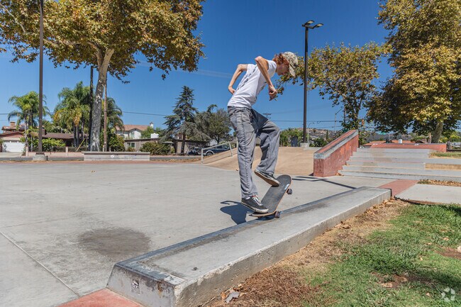 Washington Park's skatepark is well appointed and well attended.