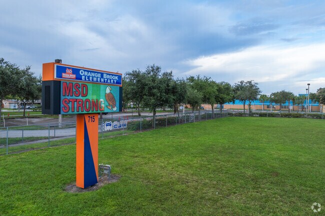 Visit Orange Brook Elementary in Lawn Acres, a cornerstone of neighborhood education.