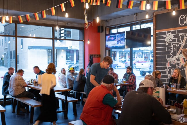 Wurst Bier Hall is a European restaurant with locations downtown and in West Fargo.