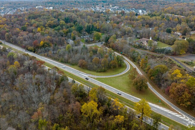The Palisades Interstate Parkway connects New Square to the rest of New York and New Jersey.