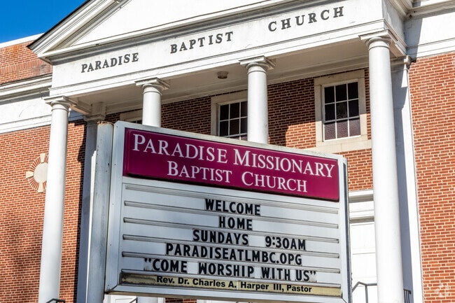 Paradise Baptist Church plays a major role in Grove Park by organizing events.