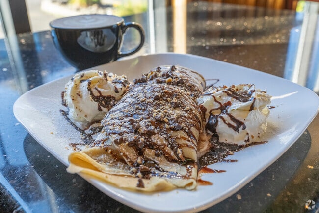 Diners can enjoy a delicious crepe at French Press Coffee and Crepes in South Salem.