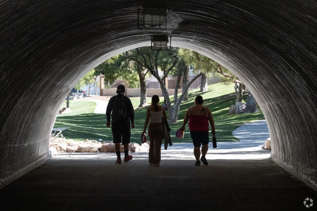 Peccole Ranch is known for its vast park with tunnels and winding paths.