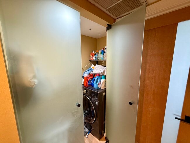 Laundry closet