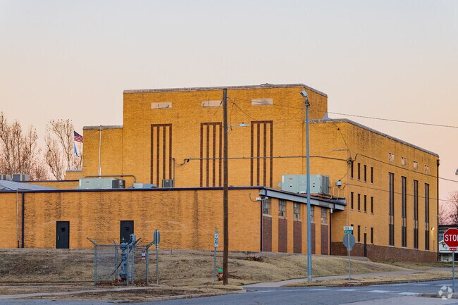 Here is the main building of the Chickasha Middle School