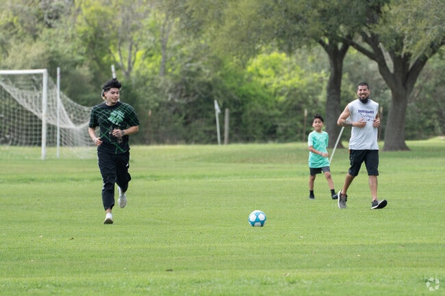Sports lovers can find many different sports fields at AD Dyess Park.