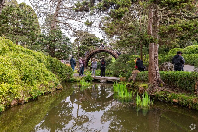 You can even cross this bridge if you visit the Japanese Tea Garden Free Days.