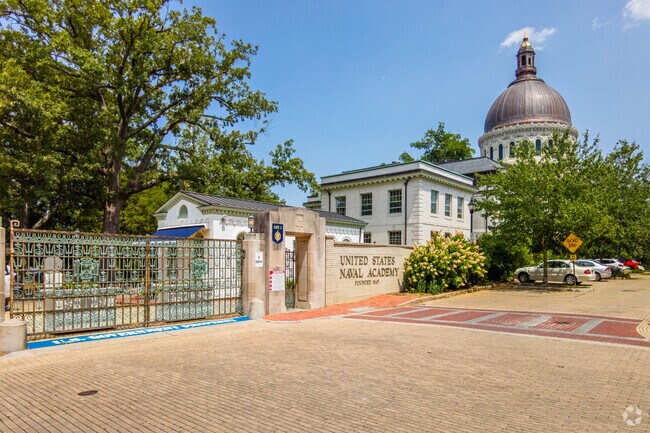 Residents of the Cape St. Claire neighborhood can enjoy a tour of the nearby Naval Academy.