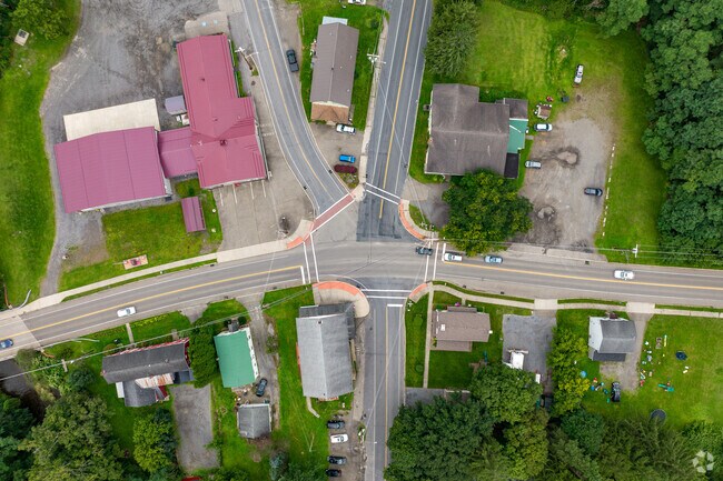 McLean’s Five Stops marks the crossroads where five streets meet in the town center.